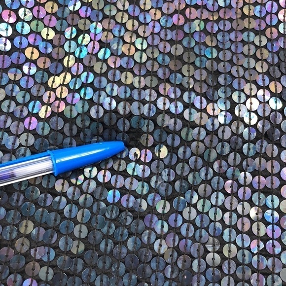 Royal Feelings Vintage Sequin Sleeveless Top with Silk Lining - Picture 5 of 7